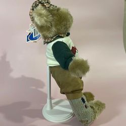 Crosby Brass Button Bears Sports Bear Golfer Player 12&quot; with Standard Plush NWT 