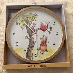 Disney Winnie The Pooh Wall Clock 