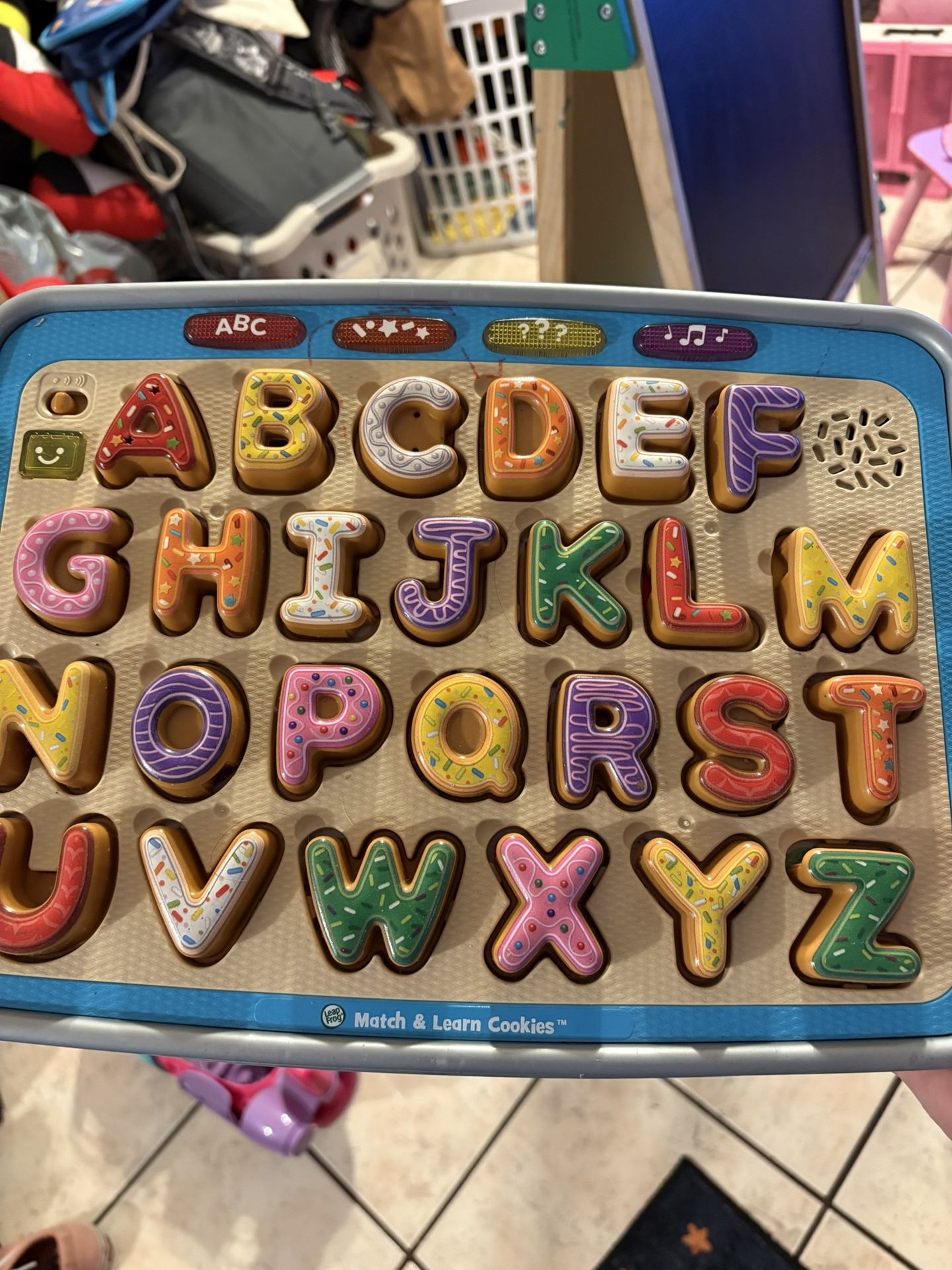 Leap Frog Alphabet Cookie Tray