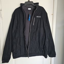 Men's Large Columbia Border Jacket Chammara Canvas Sherpa