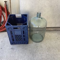 Mountain Spring Glass Water Jug