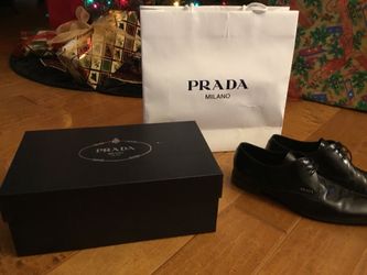 Prada Men’s Size 10 Oxford (Derby’s) Shoes. Authentic with original packaging