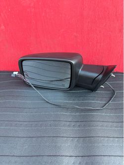 2009 - 2018 Dodge Ram Mirror Black Left Driver side NEW