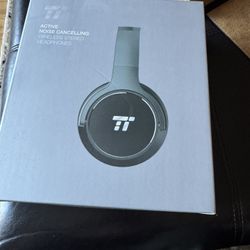 TT wireless stereo headphones noise canceling