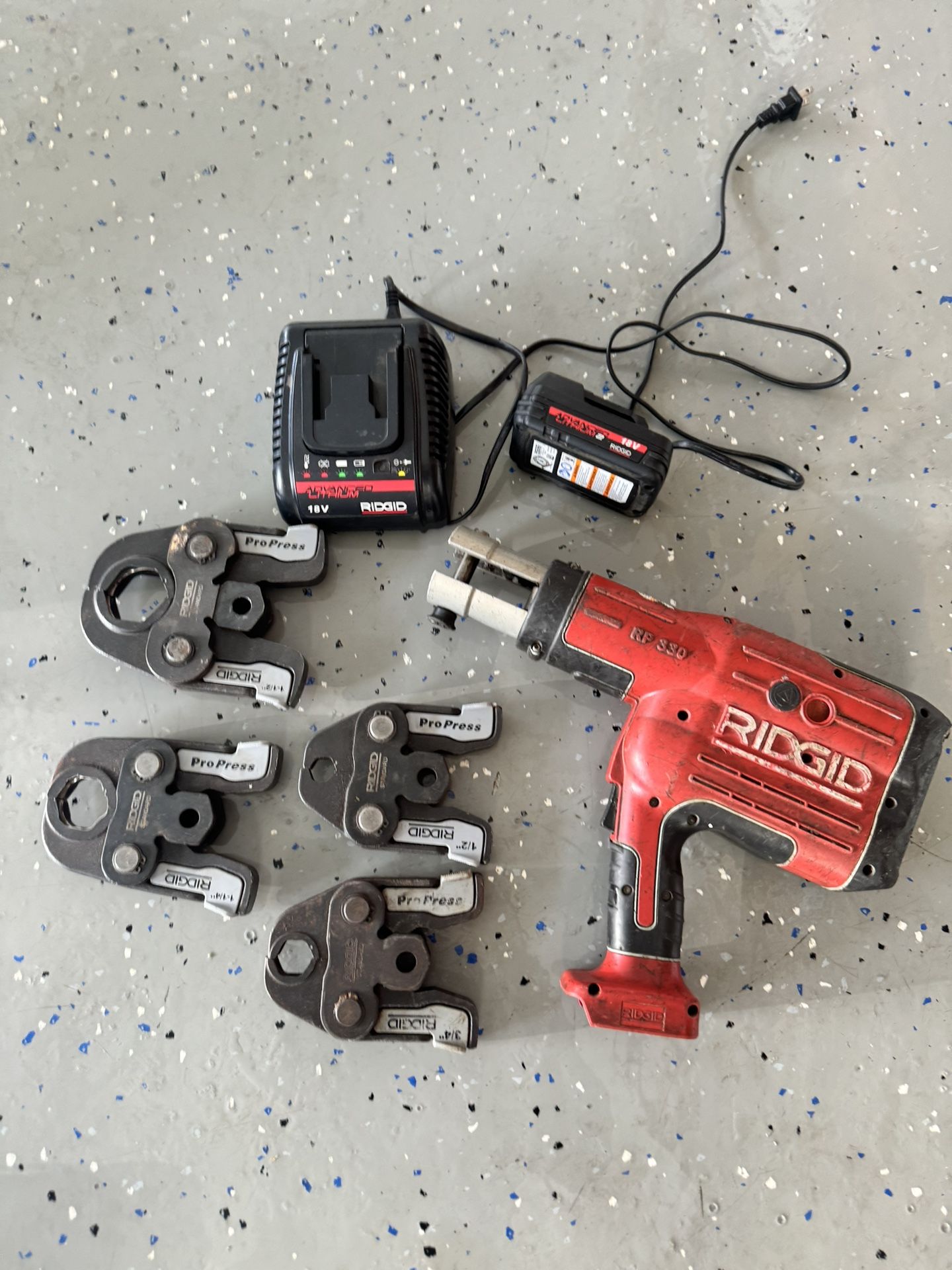 Ridgid rp 330 battery hotsell