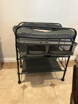 BEKA Diaper Changing Station, Portable Changing Table for Baby, Waterproof, Folding Portable Changing Station, Adjustable Height w/Organizer, Mobile N