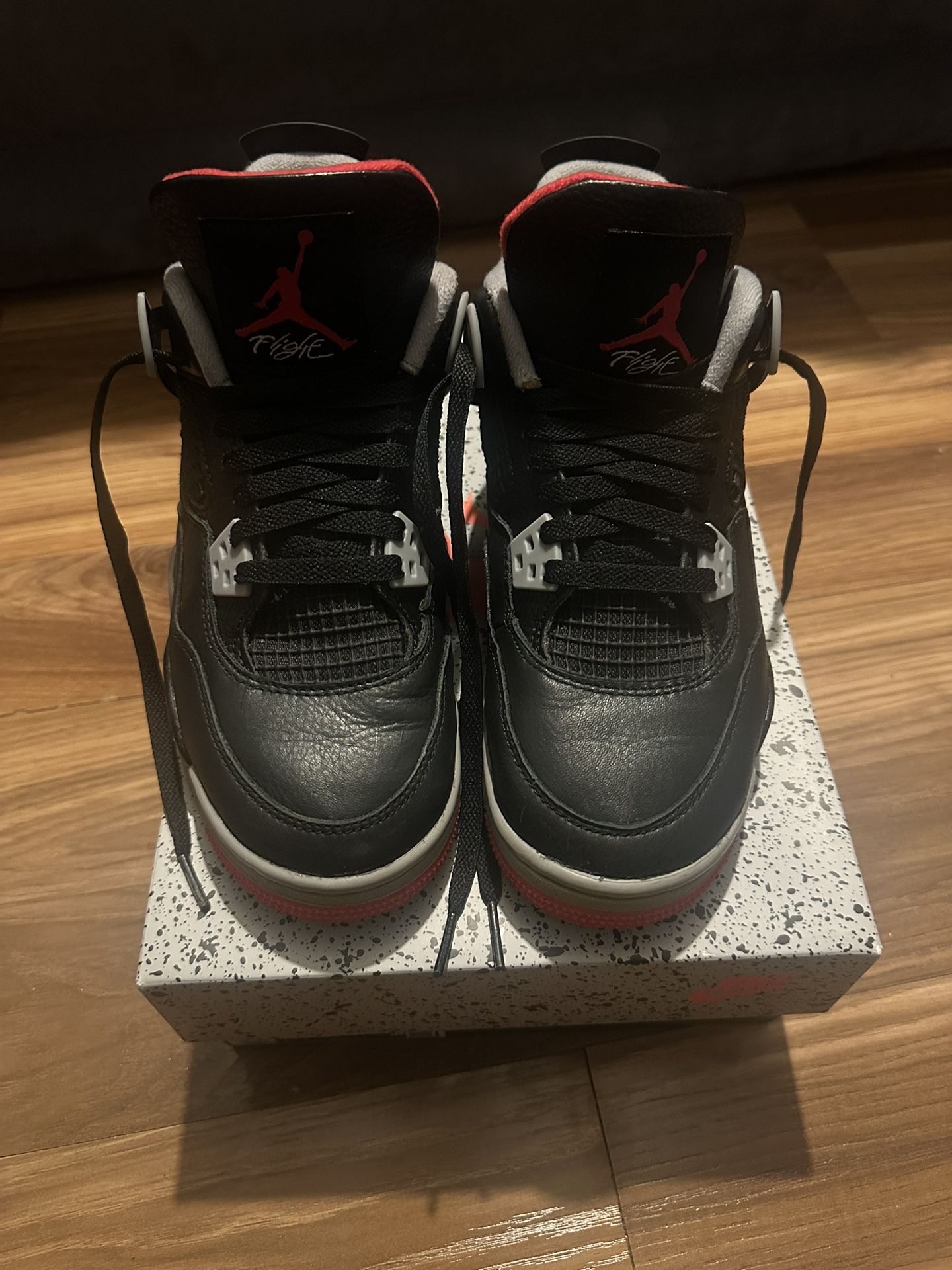 Air Jordan 4 Bred Size 6y (Read The Description)