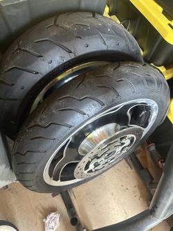 2012 Street glide wheels Front And Rear With Tires