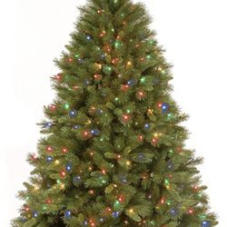 Tree Company Pre-lit Artificial Christmas Tree - Includes Pre-strung Multi-Color Lights and Stand - Winchester Pine - 7ft $39.99