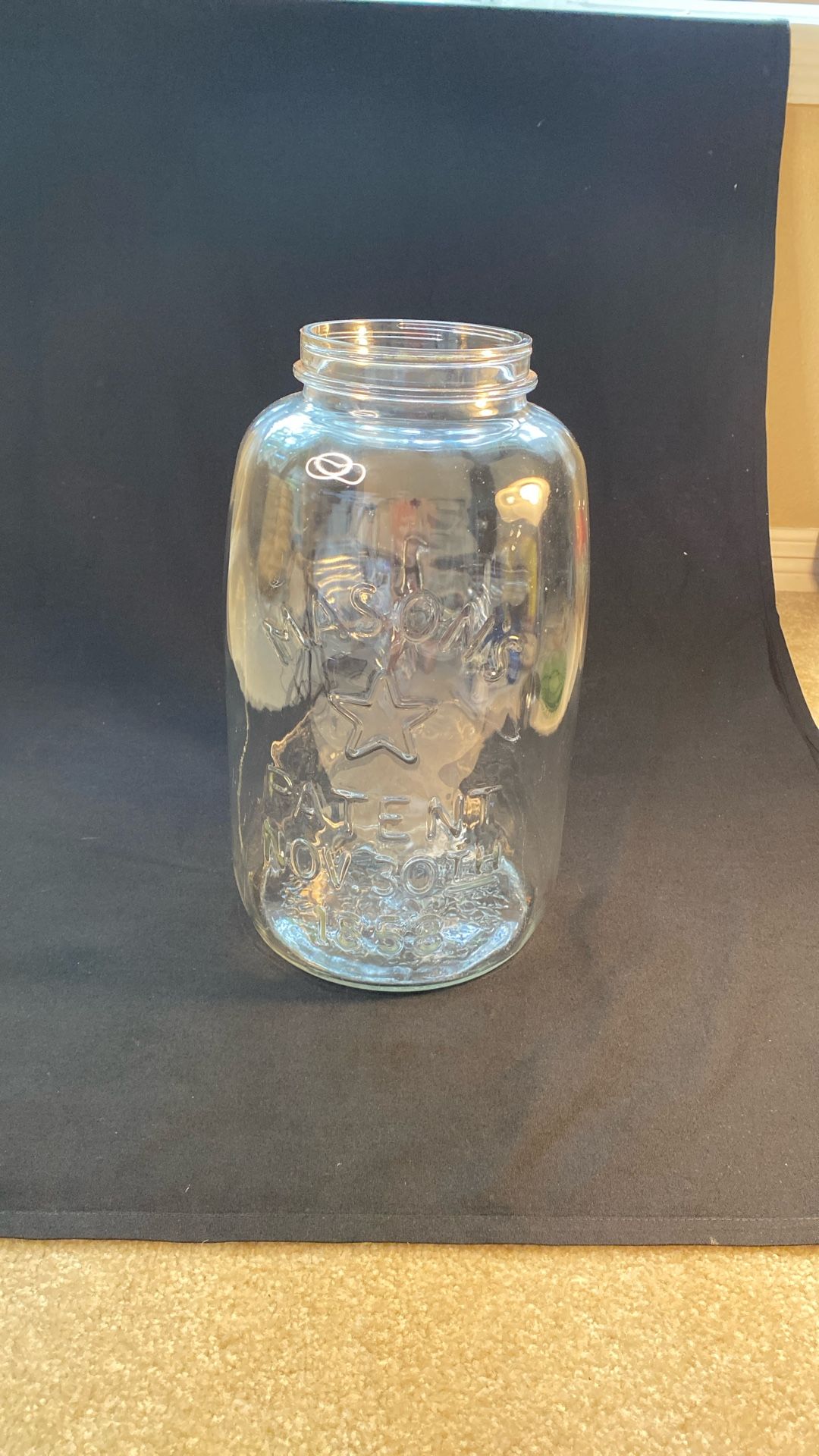 3 Gallon Mason Eagle Jar