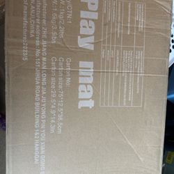 New foldable baby play mat  Open box