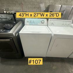 Whirlpool Washer Top Load Electric (#107)
