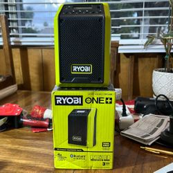 RYOBI ONE+ 18V Cordless Compact Radio with Bluetooth 