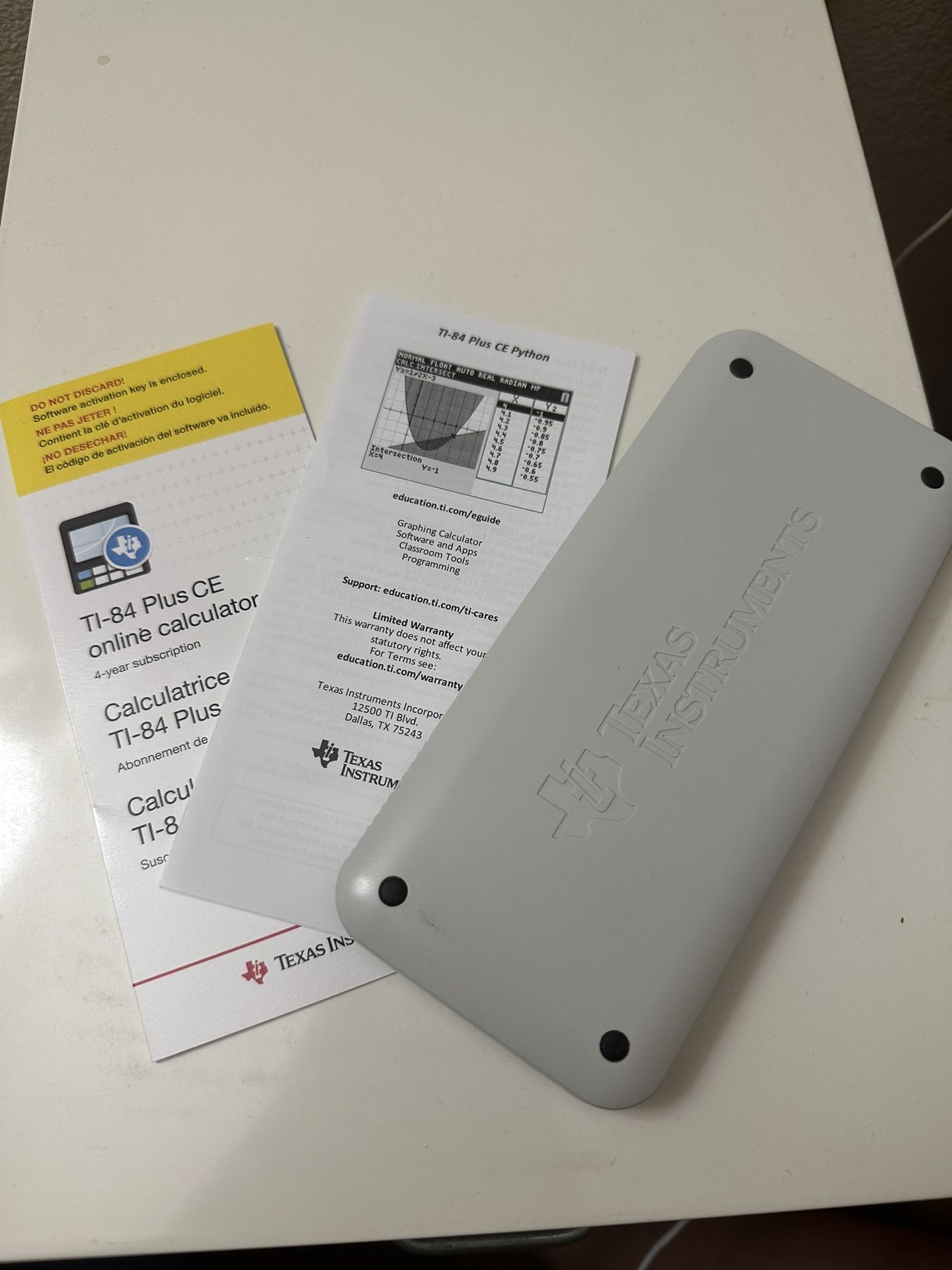 Texas Instruments TI-84 Plus CE PYTHON Calculator