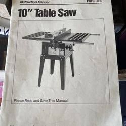 Table Saw (Free)