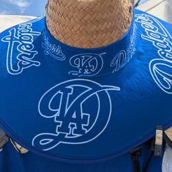 Dodgers Straw Hat Blue 