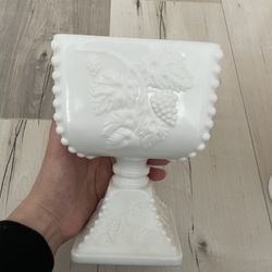 Milk / White Glass Dish 