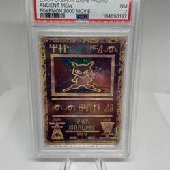 Ancient Mew 2000 Pokemon Movie Promo Holo Card PSA NM 7 Rare Graded