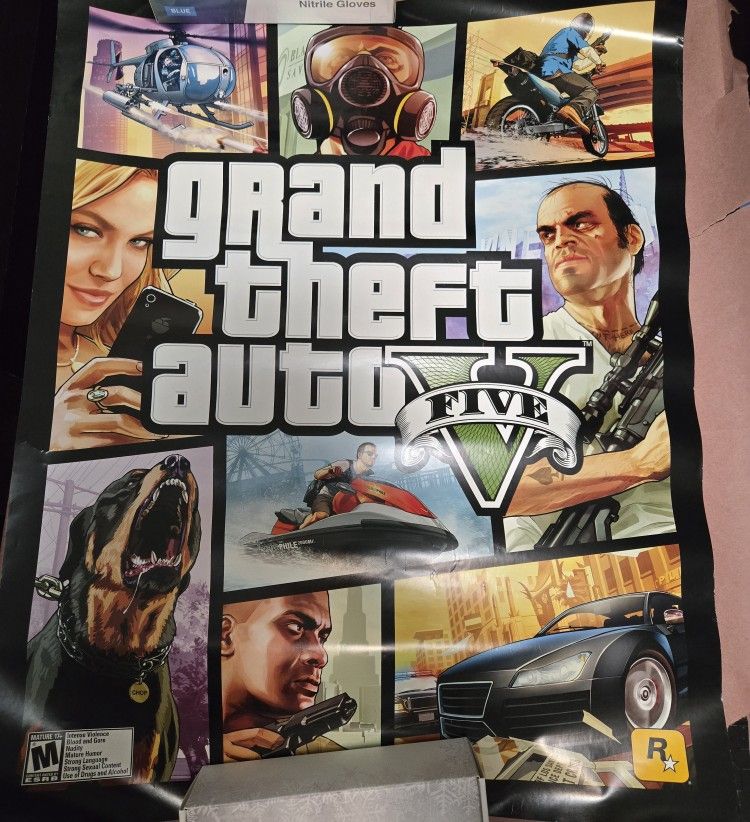 Poster Grand Theft Auto V Double Sided GTA