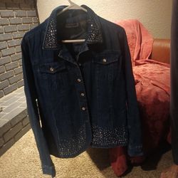 Denim Jacket Woman's. LIKE New
