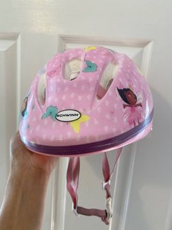 Schwinn girls pink biking helmet size small for 3-7 years agev