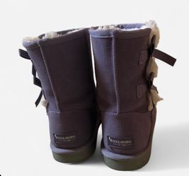 Purple boots