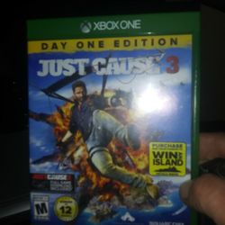 XBOX One Day 1 Edition JUST CAUSE 3 Video Game! LIKE NEW!