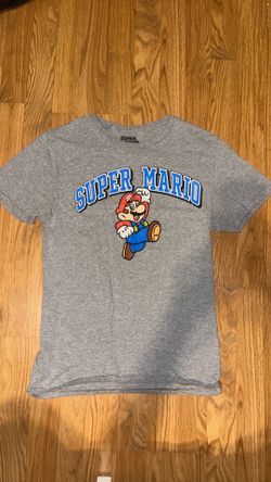 Grey Super Mario Bros T-Shirt