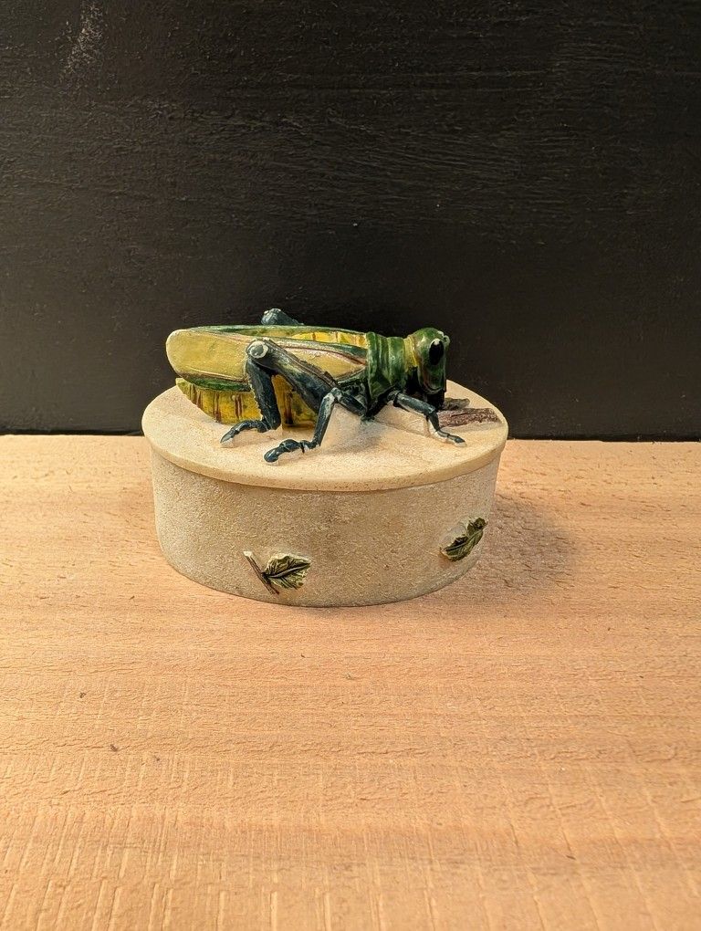 Fun Retro Quirky Cricket Trinket Box 