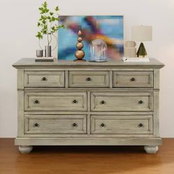 ❤️‍🔥 #B Solid Wood Seven-Drawer Dresser for Nursery$150