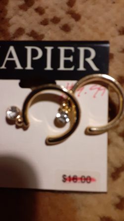 Napier hoop ear rings