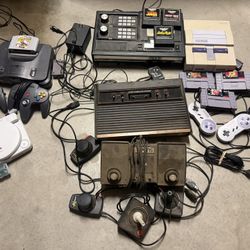Vintage Video Game Consoles 