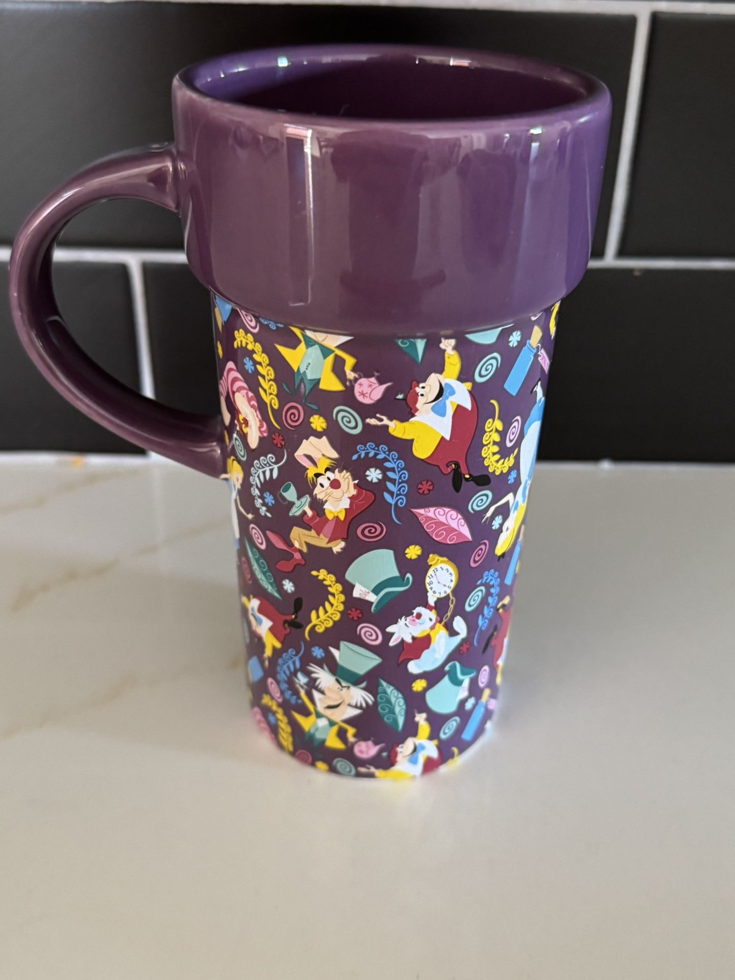 Disney Alice In Wonderland Purple Mug