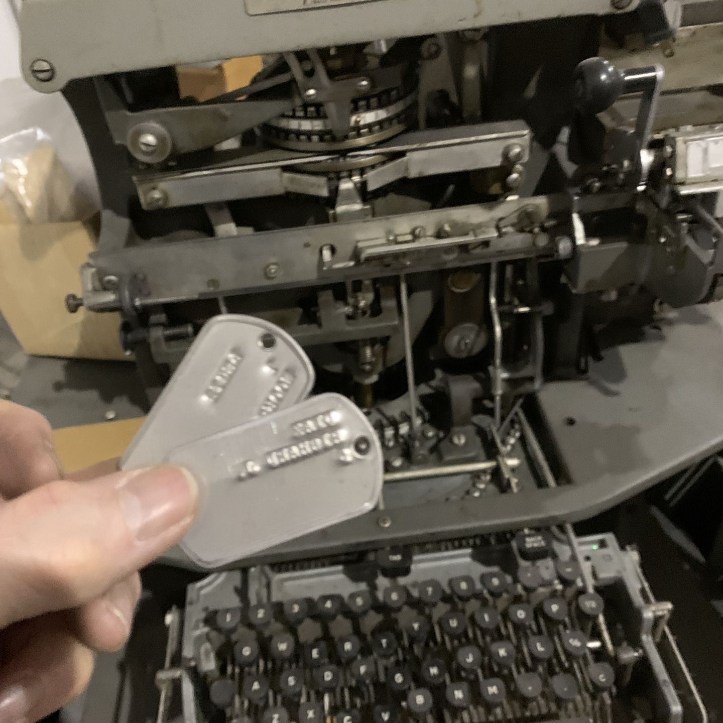 Antique Graphotype Military Dog Tag Machine for Sale in Lakewood, WA ...