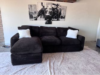 Brown power recliners sectional sofa couch sala