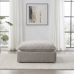 Aiden & Ivy Sereen Fabric Ottoman BRAND NEW