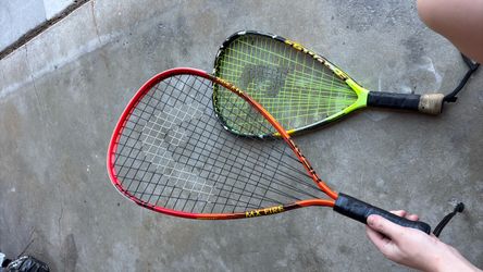 Two Used Racquetball Rackets