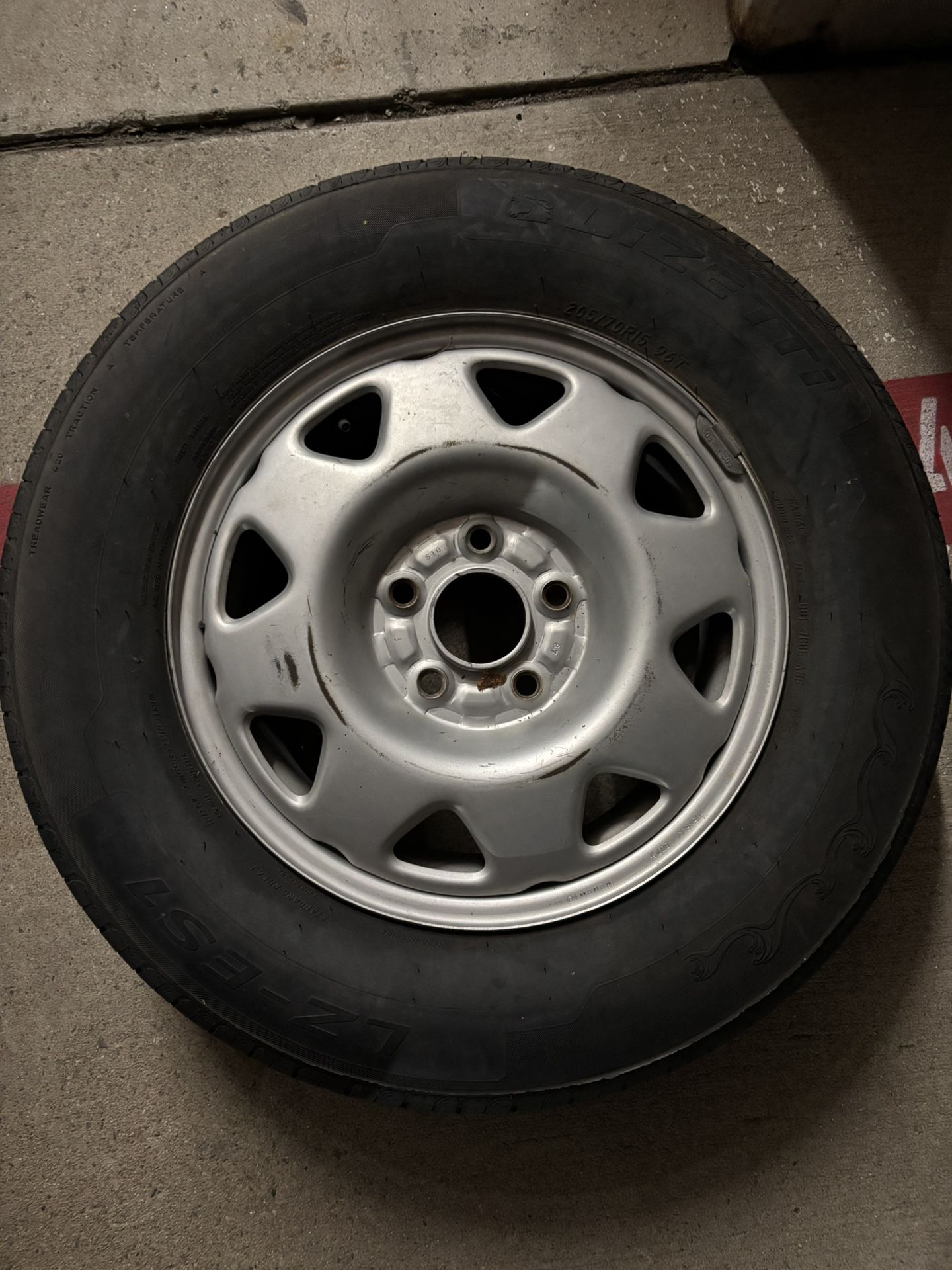 Spare Tire - 5 on 4.5 Bolt Pattern