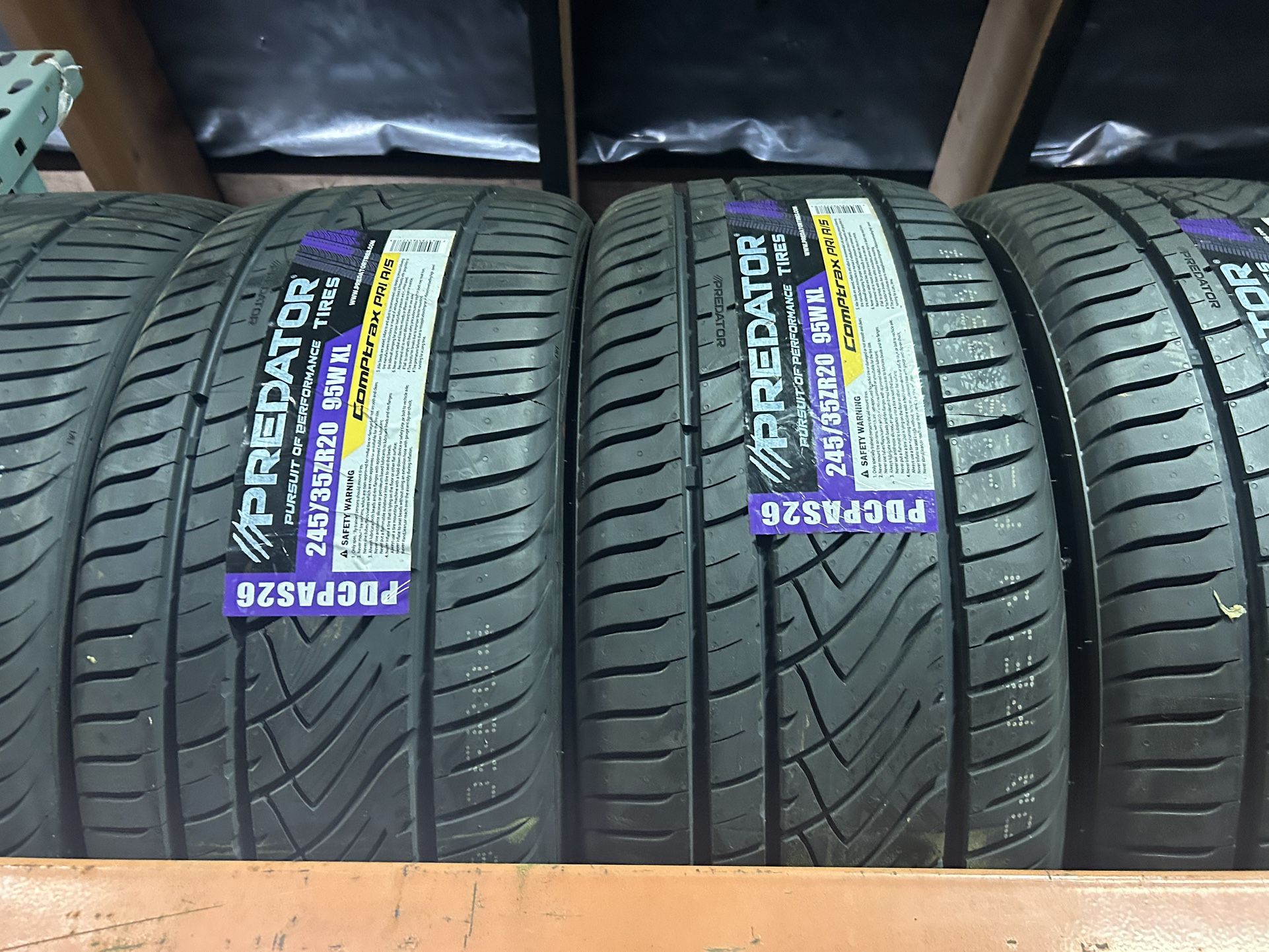 245/35/20 All Season Tires $$115 Each
