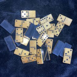 Gold And Black Domino Set 