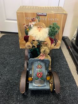 Vintage Kirkland Santa In A Car