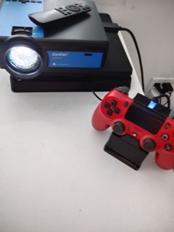 Projector with remote PS4