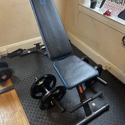 Progear Adjustable And Foldable Bench With Leg Hold Down