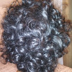 Black Curly Wig