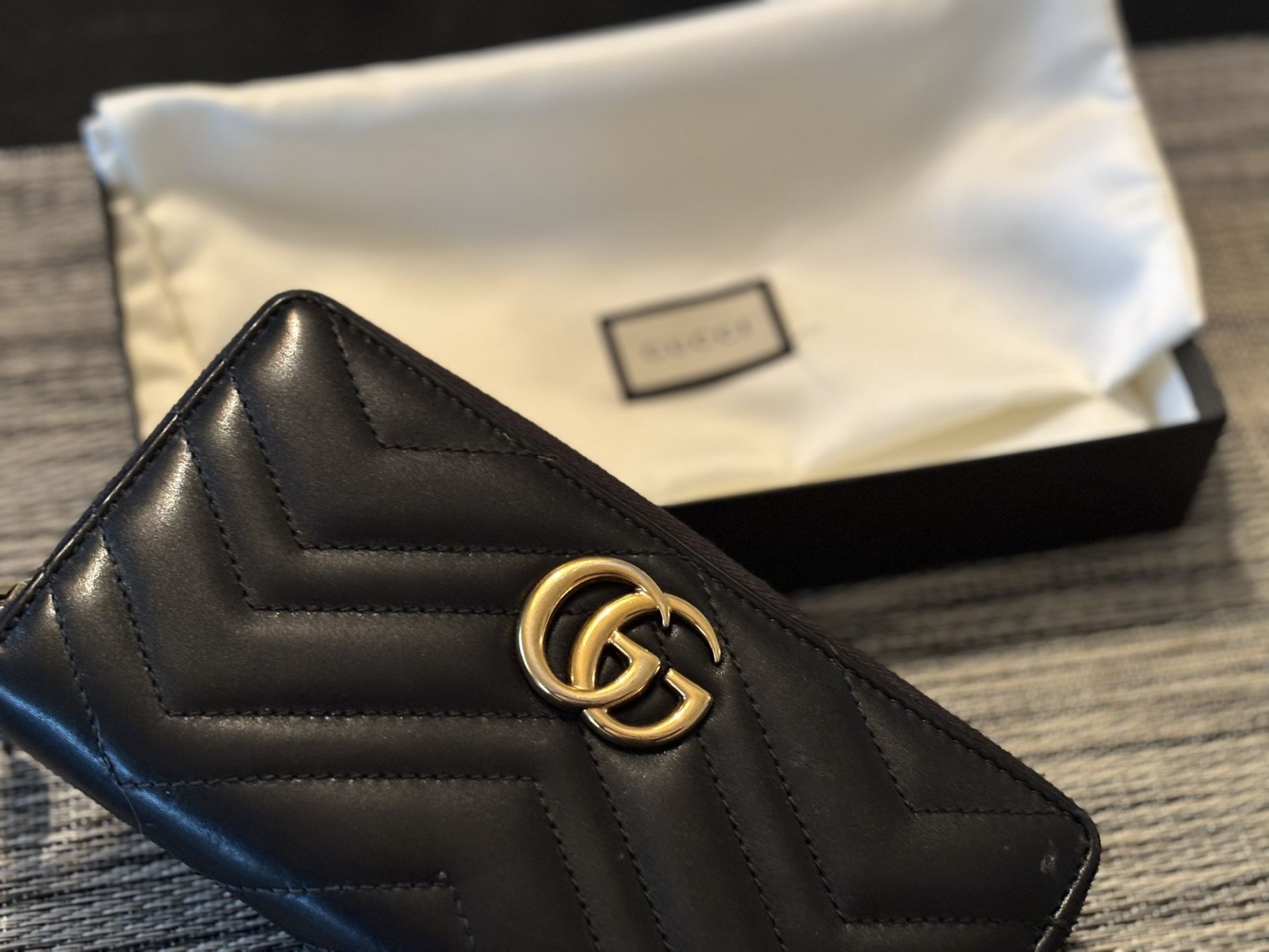 Gucci Marmont Zip Around Wallet