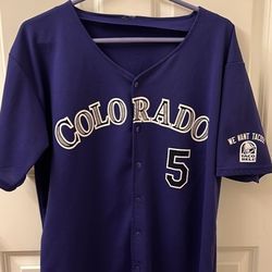 Carlos CarGo Gonzales Purple Colorado Rockies Giveaway Jersey