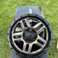 6 Lug Nut Rims/ Rines De 6 birlos (6x5.5) Size: 17ā BRAND NEW (SET OF 4)