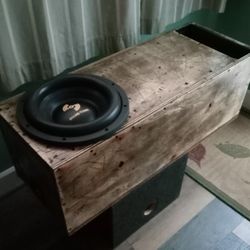12" Sound Town Subwoofer In Custom Slot Ported Enclosure (SPL box)