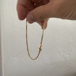 YES AVAILABLE - David Yurman Men's 18K Yellow Gold Chain Box Link Bracelet, 2.7mm  Selling as jewelry not gold. Will not respond to lowball offers. No