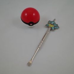 New Squirtle Pokemon Dab Stick Jar Kit 420  - version 2


